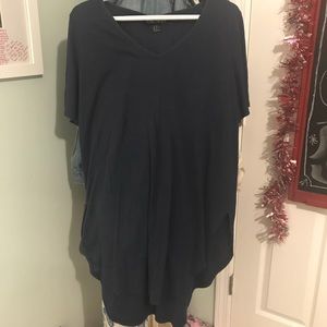 ❄️PLUS SIZE FOREVER 21 LONG NAVY BLUE BLOUSE❄️